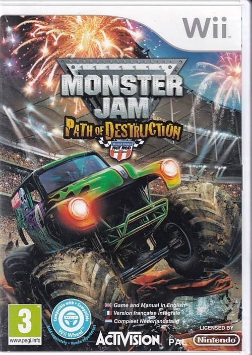 Monster Jam Path of Destruction - Wii (B Grade) (Gebraucht) (Eng)